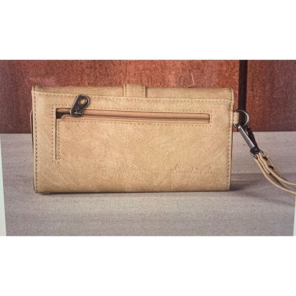 MW1252-W018 Montana West Embroidered Buckle Collection Wallet - Picture 4 of 5